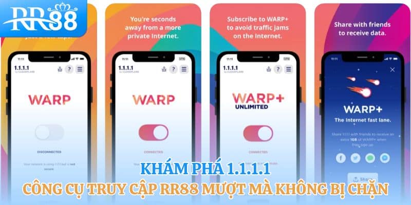 Cách Tải 1.1.1.1 Để Vượt Chặn RR88 Nhanh, Gọn, Hiệu Quả 1 Khám phá công cụ 1.1.1.1 giúp truy cập RR88 mượt mà